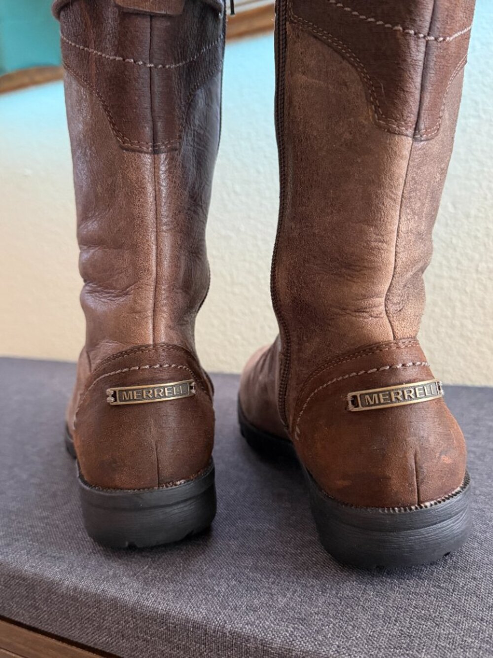 Like New! Merrill Leather Boots, Size 8 - Picture 8 of 9